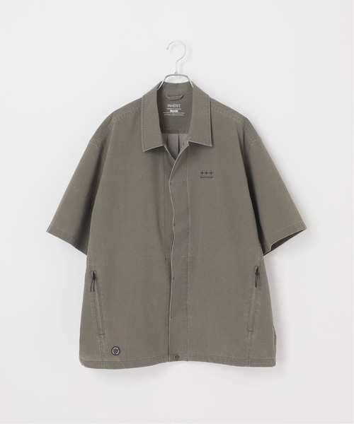 B.C STOCK(ベーセーストック)の「【追加】FADE GRAPH POINT シャツ(シャツ/ブラウス・メンズ・チャコールグレー/グリーン系その他/ブラック・MEDIUM/LARGE)」の8枚目の写真