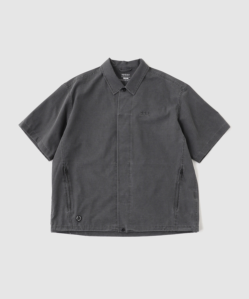 B.C STOCK(ベーセーストック)の「【追加】FADE GRAPH POINT シャツ(シャツ/ブラウス・メンズ・チャコールグレー/グリーン系その他/ブラック・MEDIUM/LARGE)」の12枚目の写真
