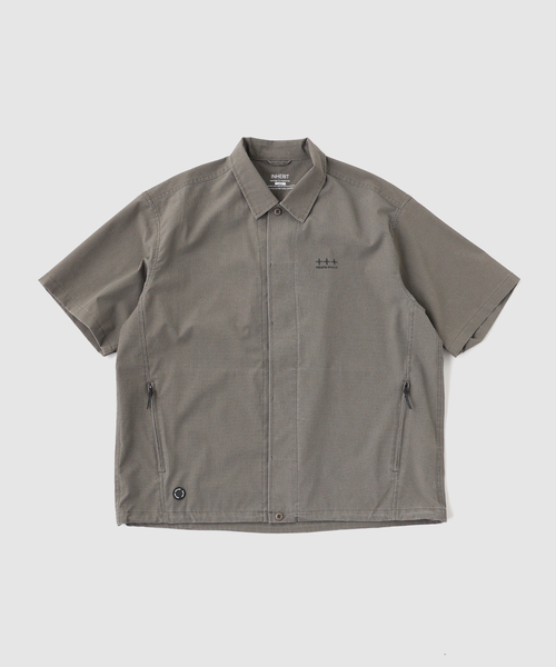 B.C STOCK(ベーセーストック)の「【追加】FADE GRAPH POINT シャツ(シャツ/ブラウス・メンズ・チャコールグレー/グリーン系その他/ブラック・MEDIUM/LARGE)」の13枚目の写真