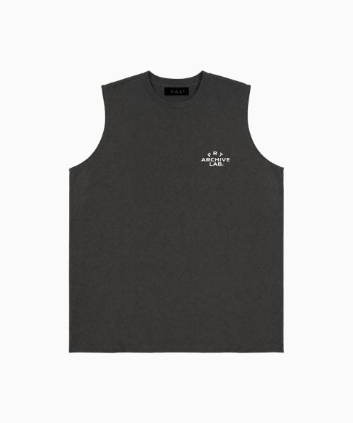 MOON FAIRY（ムーンフェアリー）の「FRT クールコットンスリーブレス [チャコール]（Tシャツ/カットソー・レディース・その他・SMALL/MEDIUM/LARGE/X-LARGE）」の2枚目の写真