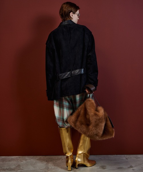 MAISON SPECIAL(メゾンスペシャル)の「【2026Autumn PRE-ORDER】Faux Suede Blouson/フェイクスエードブルゾン(ブルゾン・レディース・ピンク/ブラック・FREE)」の5枚目の写真