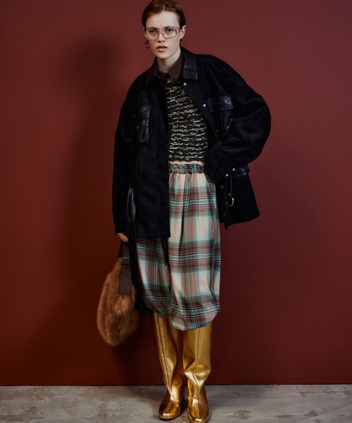 MAISON SPECIAL(メゾンスペシャル)の「【2026Autumn PRE-ORDER】Faux Suede Blouson/フェイクスエードブルゾン(ブルゾン・レディース・ピンク/ブラック・FREE)」の4枚目の写真