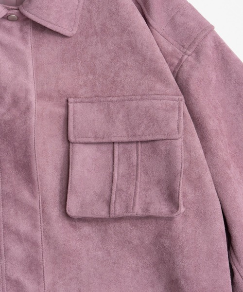 MAISON SPECIAL(メゾンスペシャル)の「【2026Autumn PRE-ORDER】Faux Suede Blouson/フェイクスエードブルゾン(ブルゾン・レディース・ピンク/ブラック・FREE)」の13枚目の写真