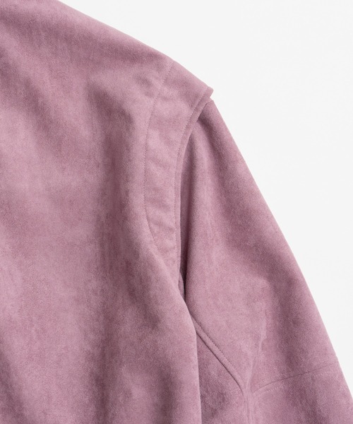 MAISON SPECIAL(メゾンスペシャル)の「【2026Autumn PRE-ORDER】Faux Suede Blouson/フェイクスエードブルゾン(ブルゾン・レディース・ピンク/ブラック・FREE)」の18枚目の写真