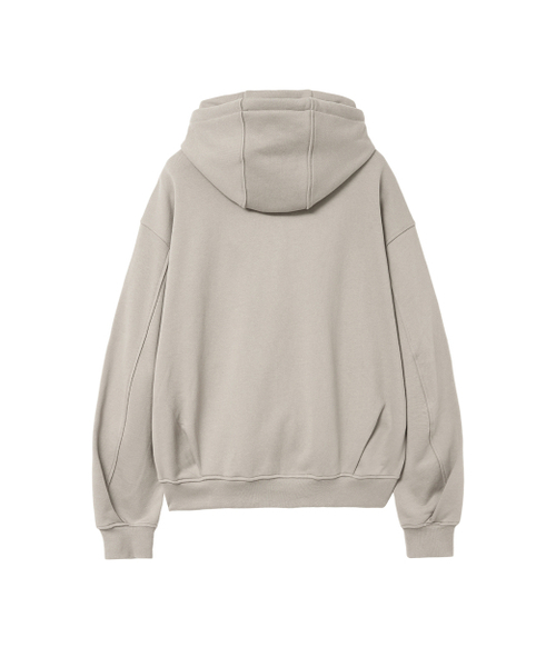 MISEKISEOUL MEN(ミセキソウルメンズ)の「Invisible pocket full zip-up hoodie BEIGE GREY(パーカー・メンズ・その他・2/3/4/1)」の3枚目の写真
