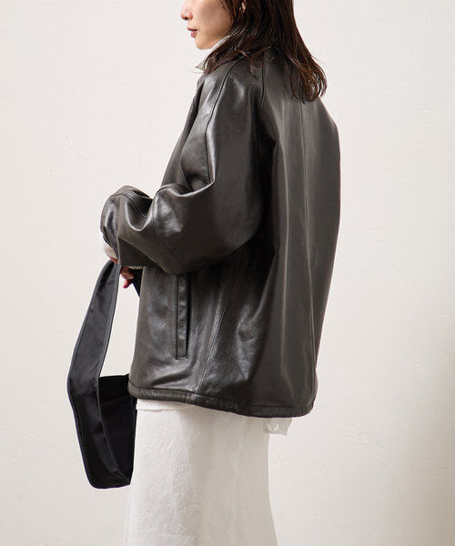 schott(ショット)の「別注【Schott/ショット】for JS ラムレザー コーチジャケット(その他アウター・レディース・ブラック・MEDIUM/LARGE)」の17枚目の写真