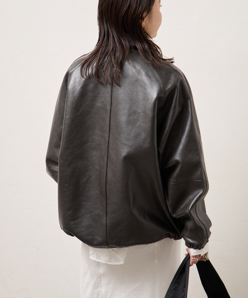 schott(ショット)の「別注【Schott/ショット】for JS ラムレザー コーチジャケット(その他アウター・レディース・ブラック・MEDIUM/LARGE)」の20枚目の写真