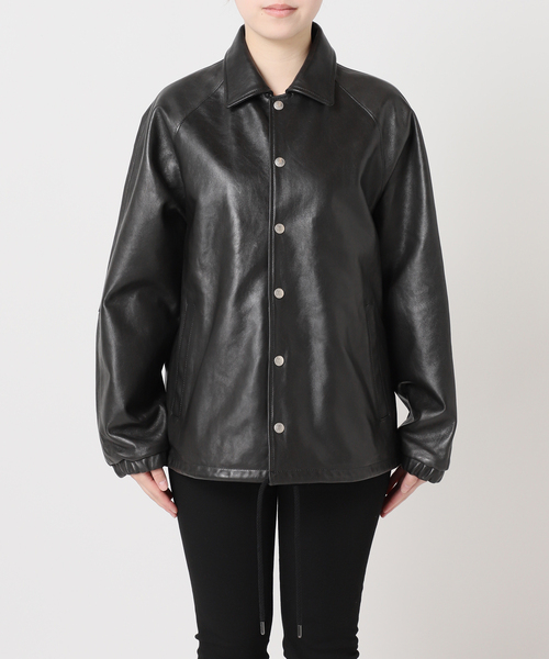 schott(ショット)の「別注【Schott/ショット】for JS ラムレザー コーチジャケット(その他アウター・レディース・ブラック・MEDIUM/LARGE)」の13枚目の写真