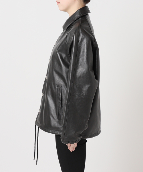 schott(ショット)の「別注【Schott/ショット】for JS ラムレザー コーチジャケット(その他アウター・レディース・ブラック・MEDIUM/LARGE)」の14枚目の写真
