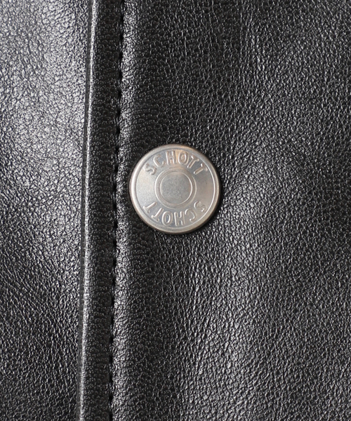 schott(ショット)の「別注【Schott/ショット】for JS ラムレザー コーチジャケット(その他アウター・レディース・ブラック・MEDIUM/LARGE)」の7枚目の写真