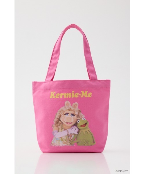 Disney SERIES CREATED by MUS（ディズニーシリーズクリエイテッドバイエムユーエス）の「MD トートバッグ / KERMIT（トートバッグ・レディース・グリーン/オフホワイト/ブラック/ピンク/ブルー/パープル・FREE）」の6枚目の写真