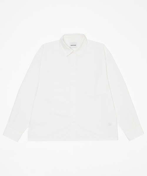 SHORT ROUND(ショートラウンド)の「SHORT ROUND/【26年秋冬新作】クロップドシャツ(シャツ/ブラウス・メンズ・レッド系その他2/ブルー系その他4/ブラック系その他4/ブラック系その他2/ホワイト/サックスブルー・MEDIUM/LARGE)」の19枚目の写真
