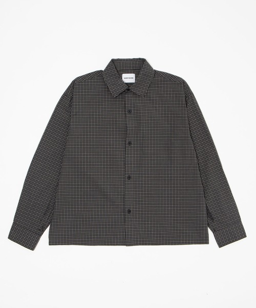 SHORT ROUND(ショートラウンド)の「SHORT ROUND/【26年秋冬新作】クロップドシャツ(シャツ/ブラウス・メンズ・レッド系その他2/ブルー系その他4/ブラック系その他4/ブラック系その他2/ホワイト/サックスブルー・MEDIUM/LARGE)」の20枚目の写真