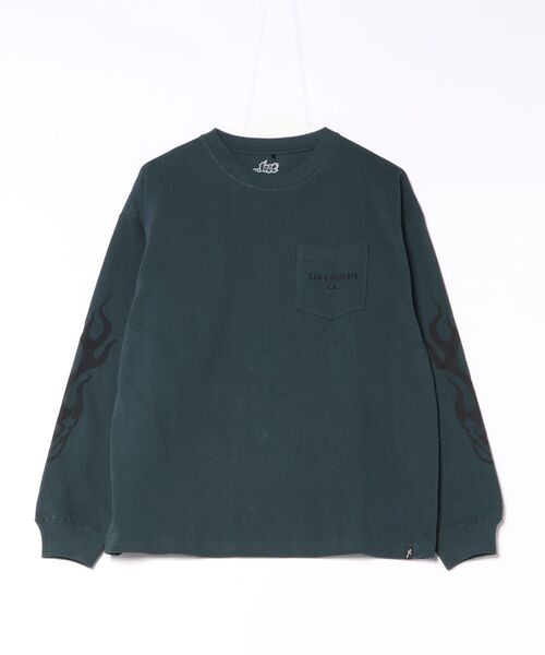 lost(ロスト)の「lost/ロスト FLAME LS TEE ロンT LM6F-2202(Tシャツ/カットソー・メンズ・モスグリーン/ブラック/ホワイト・XL/M/L)」の12枚目の写真