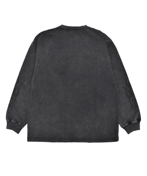 lost(ロスト)の「lost/ロスト FLAME LS TEE ロンT LM6F-2202(Tシャツ/カットソー・メンズ・モスグリーン/ブラック/ホワイト・XL/M/L)」の7枚目の写真