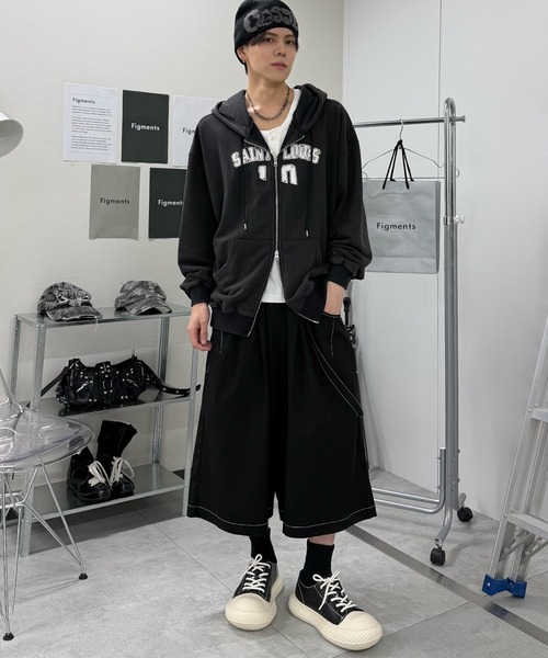 Figments(フィグメンツ)の「チャームベルトツキハーフパンツ(その他パンツ・レディース・ブラック・FREE)」の3枚目の写真