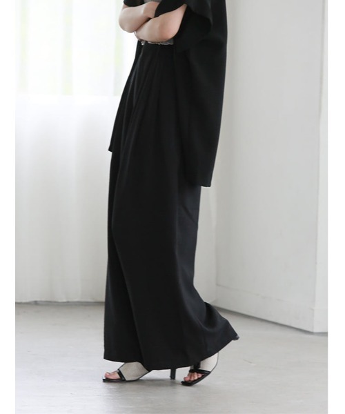 fifth(フィフス)の「【SETUP対応】リネンライクワイドパンツ(その他パンツ・レディース・ベージュ/ブラック・M)」の14枚目の写真