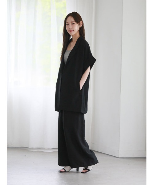 fifth(フィフス)の「【SETUP対応】リネンライクワイドパンツ(その他パンツ・レディース・ベージュ/ブラック・M)」の17枚目の写真