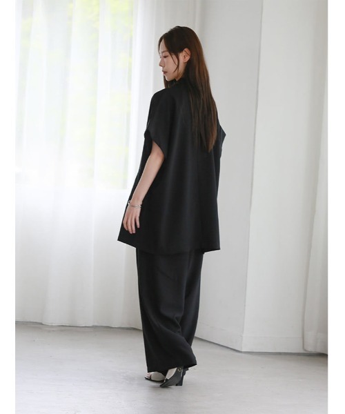 fifth(フィフス)の「【SETUP対応】リネンライクワイドパンツ(その他パンツ・レディース・ベージュ/ブラック・M)」の18枚目の写真