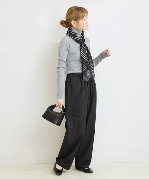 B.C STOCK(ベーセーストック)の「ウォッシャブル / ウール混タートルリブニット(ニット/セーター・レディース・レッド/ブラウン/ホワイト/チャコールグレー/ブラック/イエロー系その他/ブルー系その他/その他2・FREE)」の15枚目の写真