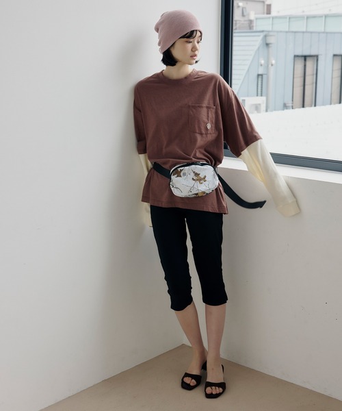 DAWNCE（ダウンス）の「【AKI・三嶋ひな 着用】レイヤードロンT（Tシャツ/カットソー・メンズ・ブラック/ブラウン・M/L）」の18枚目の写真
