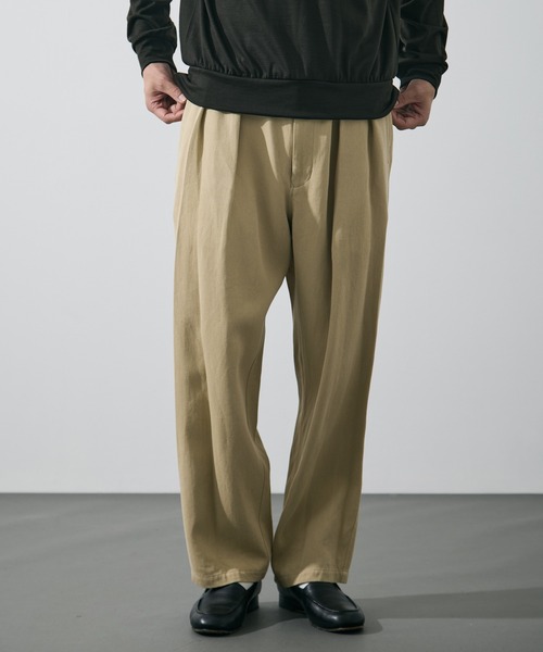 YLEVE(イレーヴ)の「【YLEVE/イレーヴ】WASHI PAPER TWILL TROUSERS(スラックス・メンズ・ブラック/ベージュ・4/3)」の13枚目の写真