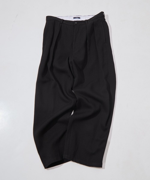 YLEVE(イレーヴ)の「【YLEVE/イレーヴ】WASHI PAPER TWILL TROUSERS(スラックス・メンズ・ブラック/ベージュ・4/3)」の9枚目の写真