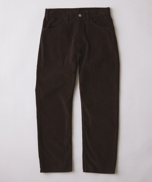 JOURNAL STANDARD relume（ジャーナルスタンダード　レリューム）の「14W コーデュロイ 5ポケット ストレートパンツ（その他パンツ・メンズ・ライトグレー/ブラック系その他/ネイビー/ブラウン・MEDIUM/LARGE）」の3枚目の写真