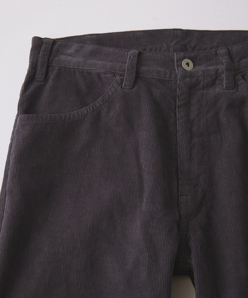 JOURNAL STANDARD relume（ジャーナルスタンダード　レリューム）の「14W コーデュロイ 5ポケット ストレートパンツ（その他パンツ・メンズ・ライトグレー/ブラック系その他/ネイビー/ブラウン・MEDIUM/LARGE）」の6枚目の写真
