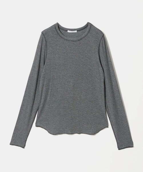 BEAUTY&YOUTH UNITED ARROWS(ビューティーアンドユースユナイテッドアローズ)の「毛セルロースブレンド クルーネック カットソー/ボーダー(Tシャツ/カットソー・レディース・その他1・FREE)」の7枚目の写真