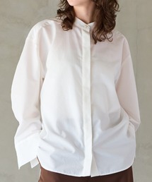 【洗える】シャーリングシャツ