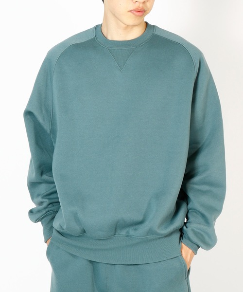 DAIWA PIER39(ダイワピア39)の「TECH SWEAT CREW FREEDOM SLEEVE BE-51026W(スウェット・メンズ・イエロー/グレー/ブラウン/グリーン/ブラック・MEDIUM/LARGE/X-LARGE/SMALL)」の4枚目の写真