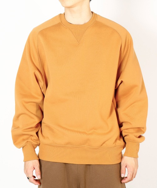 DAIWA PIER39(ダイワピア39)の「TECH SWEAT CREW FREEDOM SLEEVE BE-51026W(スウェット・メンズ・イエロー/グレー/ブラウン/グリーン/ブラック・MEDIUM/LARGE/X-LARGE/SMALL)」の10枚目の写真