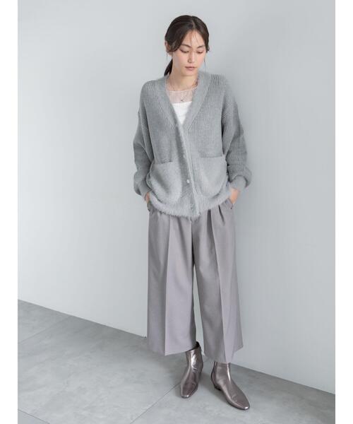 Te chichi(テチチ)の「アソートワイドクロップトパンツ(その他パンツ・レディース・ブラック/ブラウン/ネイビー/グレー・F)」の3枚目の写真