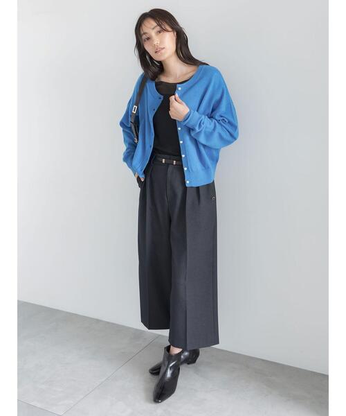 Te chichi(テチチ)の「アソートワイドクロップトパンツ(その他パンツ・レディース・ブラック/ブラウン/ネイビー/グレー・F)」の2枚目の写真