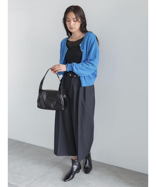 Te chichi(テチチ)の「アソートワイドクロップトパンツ(その他パンツ・レディース・ブラック/ブラウン/ネイビー/グレー・F)」の20枚目の写真