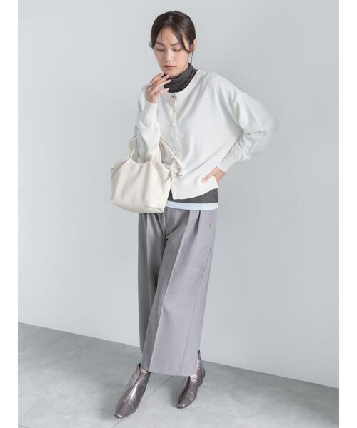 Te chichi(テチチ)の「アソートワイドクロップトパンツ(その他パンツ・レディース・ブラック/ブラウン/ネイビー/グレー・F)」の9枚目の写真