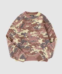 FAF (FAKE AS FLOWERS) / フェイク アズ フラワーズ WIK CAMO JACQUARD KNIT