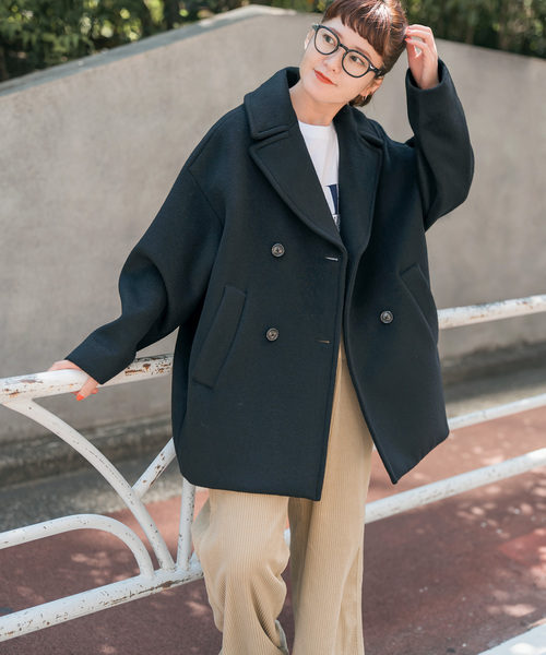 Spick & Span(スピックアンドスパン)の「《新色有り / 追加》TICCA / ティッカ ピーコート(ピーコート・レディース・チャコールグレー/ブラック・FREE)」の3枚目の写真