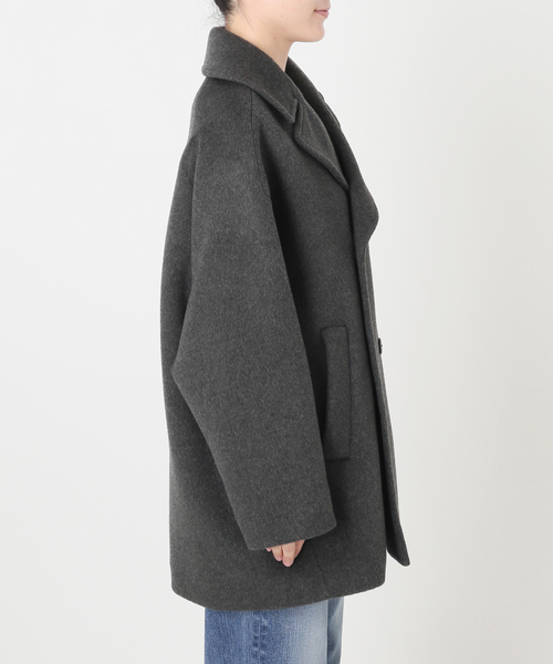 Spick & Span(スピックアンドスパン)の「《新色有り / 追加》TICCA / ティッカ ピーコート(ピーコート・レディース・チャコールグレー/ブラック・FREE)」の21枚目の写真