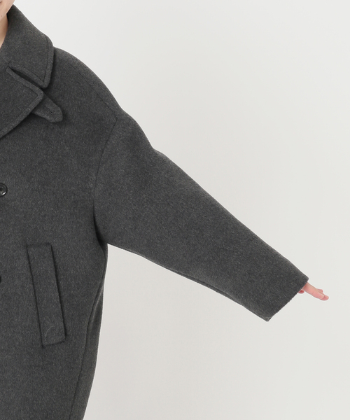 Spick & Span(スピックアンドスパン)の「《新色有り / 追加》TICCA / ティッカ ピーコート(ピーコート・レディース・チャコールグレー/ブラック・FREE)」の22枚目の写真