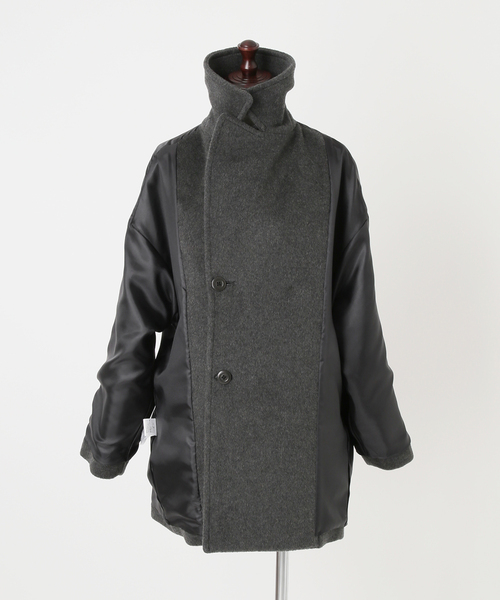 Spick & Span(スピックアンドスパン)の「《新色有り / 追加》TICCA / ティッカ ピーコート(ピーコート・レディース・チャコールグレー/ブラック・FREE)」の14枚目の写真