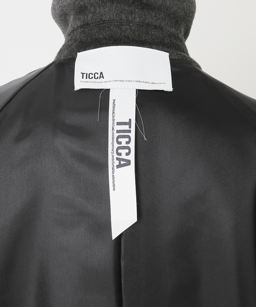 Spick & Span(スピックアンドスパン)の「《新色有り / 追加》TICCA / ティッカ ピーコート(ピーコート・レディース・チャコールグレー/ブラック・FREE)」の16枚目の写真