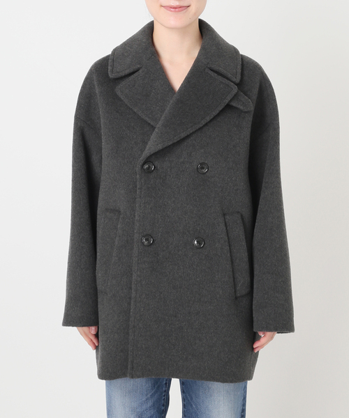 Spick & Span(スピックアンドスパン)の「《新色有り / 追加》TICCA / ティッカ ピーコート(ピーコート・レディース・チャコールグレー/ブラック・FREE)」の13枚目の写真