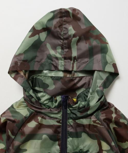 こども ビームス(コドモビームス)の「highking / tarpaulin カモフラ―ジュ (100~120cm)(ブルゾン・キッズ・オリーブ・110/120/100)」の2枚目の写真