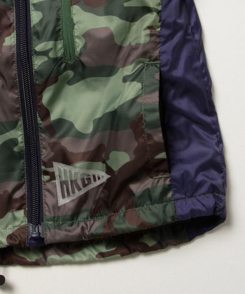 こども ビームス(コドモビームス)の「highking / tarpaulin カモフラ―ジュ (100~120cm)(ブルゾン・キッズ・オリーブ・110/120/100)」の5枚目の写真