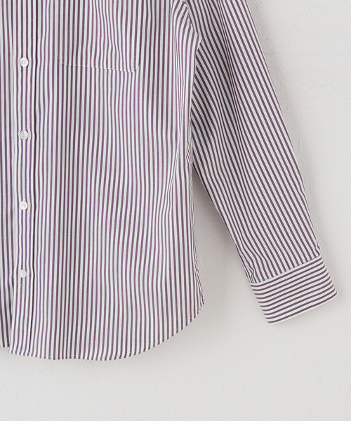 JOURNAL STANDARD（ジャーナルスタンダード）の「OXFORD ESSENTIAL シャツ（シャツ/ブラウス・レディース・ブルー系その他/ボルドー・FREE）」の12枚目の写真