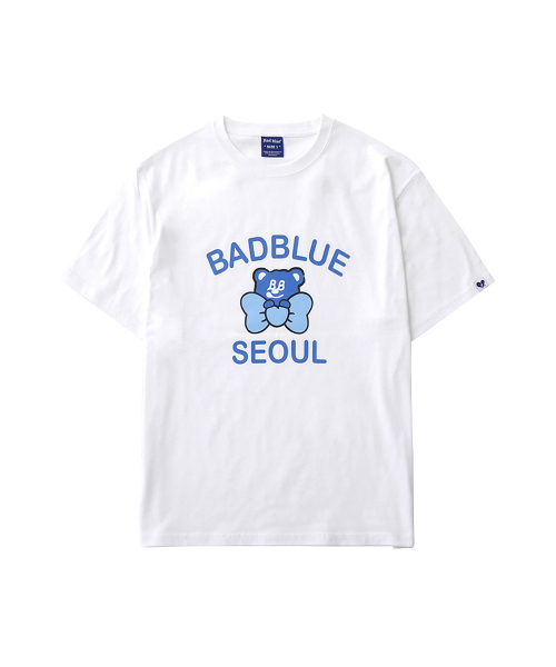 BadBlue(バッドブルー)の「BadBear Seoul Tee White(Tシャツ/カットソー・レディース・その他・1/2)」の1枚目の写真