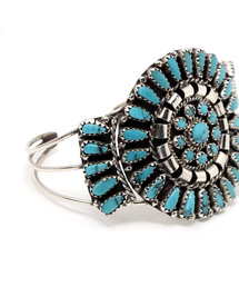 Harpo（アルポ）の「【HARPO/ハルポ】 ターコイズフラワーバングル