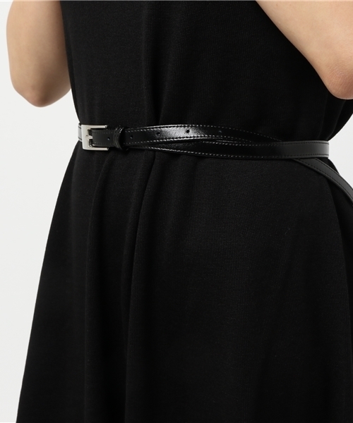 22 OCTOBRE（ヴァンドゥ－オクトーブル）の「ＬＵＫＥ ベルト付ワンピース（ワンピース・レディース・ブラック/ベージュ/ブラウン・4/2）」の9枚目の写真